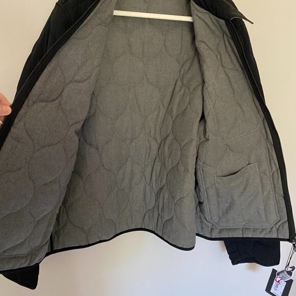 Ted Baker Reversible Quilted Puffer Barn Jacket Mens 7 - Picture 9 of 12